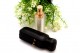 Frasco de perfume em vidro com tampa em ouro